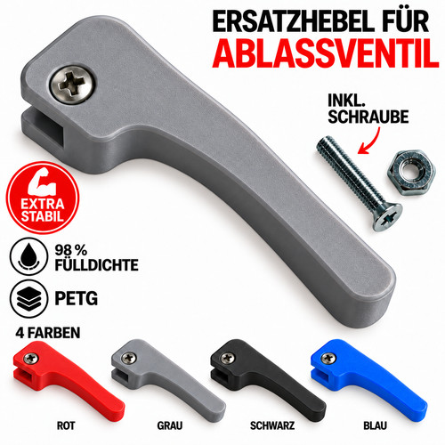 Ersatzhebel für ablassventil - für,